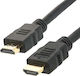 Techly HDMI 2.0 Premium High Speed 4K 60Hz HDR Cable HDMI male - HDMI male 5m Μαύρο