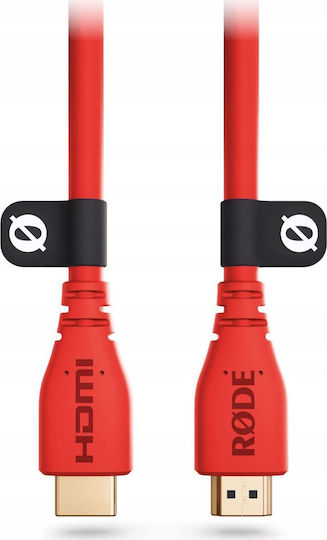 Rode Cable HDMI male - HDMI male 3m Κόκκινο