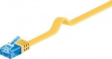 Goobay U/UTP Cat.6a (Gigabit) Καλώδιο Δικτύου Ethernet 0.5m Κίτρινο