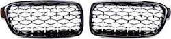 Grilă Sport Mtuning Negru Lucios & Crom BMW 3 F30 F31 2011-2019