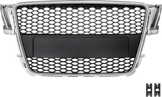 Mtuning Αθλητική Μάσκα Silver & Black Pdc Audi A5 Πριν Facelift 2007-2011