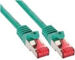 InLine 76405G S/FTP Cat.6 Καλώδιο Ethernet 5m Πράσινο