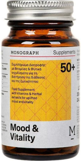 Monograph Mood & Vitality Supplement for the Immune System Support 30 Capsules