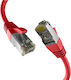 EFB S/FTP Cat.8.1 Καλώδιο Δικτύου Ethernet 20m Κόκκινο
