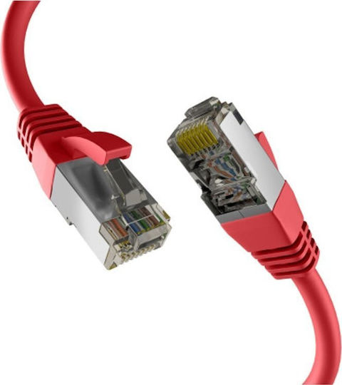 EFB S/FTP Cat.8.1 Καλώδιο Δικτύου Ethernet 20m Κόκκινο