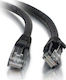 C2G U/UTP Cat.5e Ethernet Network Cable 1m Black 1pcs