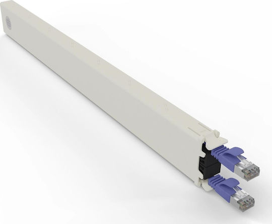 Patchbox U/FTP (STP) Cat.6a (Gigabit) Καλώδιο Δικτύου Ethernet 0.8m Μωβ