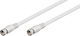 Goobay Kabelantenne Koax-Stecker - Koax-Buchse ...