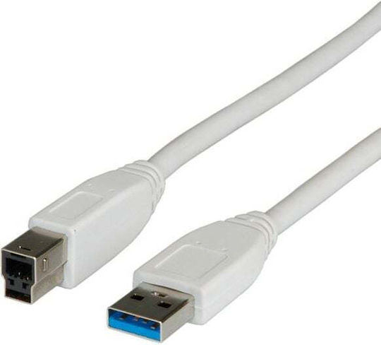 Value Regulär USB 2.0 auf Micro-USB-Kabel Weiß 3m (11.99.8871) 1Stück