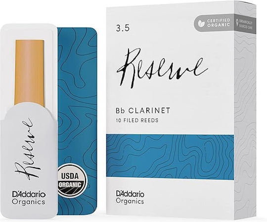 D'Addario Woodwinds Organic Reserve Bb-Klarinettenblatt Nr. 3,5 1 Stk