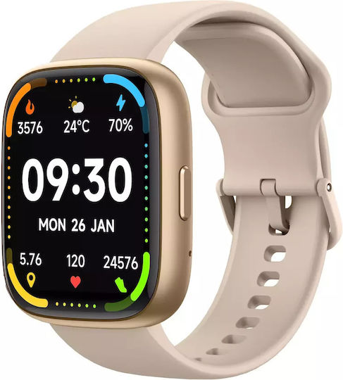 MaxCom Ecowatch 6 46mm με Παλμογράφο (Χρυσό)