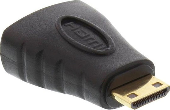 AV Inline HDMI-zu-Mini-HDMI-Konverter Schwarz 17690g