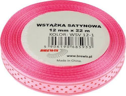 Panglică satinată Brewis cu inimioare 12mm 1 Br...