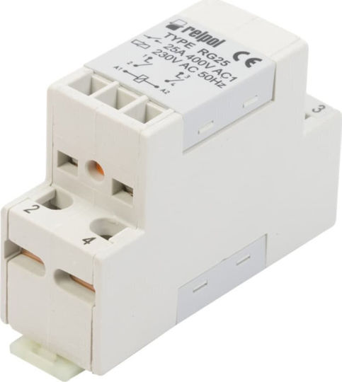 Relpol Ρελέ Ράγας 25A με Τάση 230V