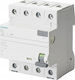 Siemens Ρελέ Ράγας Διαρροής 25A με Τάση 400V