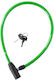 Dunlop Bicycle Lock Device 4x650 Mm Green