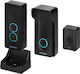 Orno Wireless Audio Intercom Set Black