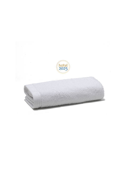 Isadore Lorraine Πετσέτα Σώματος 70x140εκ. Λευκό Βάρους 450gr/m²