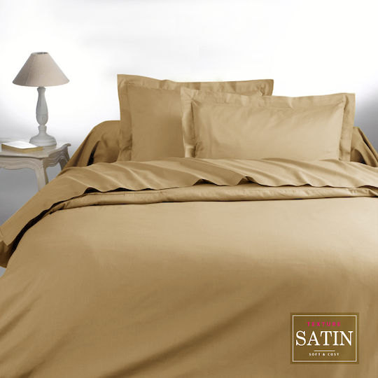 Isadore Lorraine Sheet Sets Queen 240x260cm. Lux 600tc Beige 4pcs