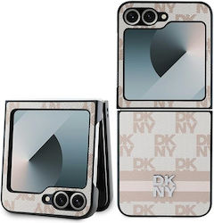 DKNY Pouch Back Cover Piele Roz Galaxy Z Flip6
