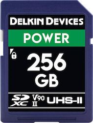 Delkin SDXC 256GB Clasa 10 V90 Delkin SDXC 256GB Clasa 10 V90
