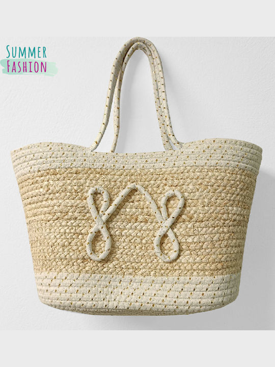 Go Smart Home Korbweide Strandtasche Weiße