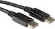 Value Кабел DisplayPort мъжки - DisplayPort мъжки 7.5м Черен