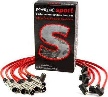Запалителни кабели Powertec Powertec Daewoo Musso Mercedes-Benz C180 C230 E220 95-00 червени