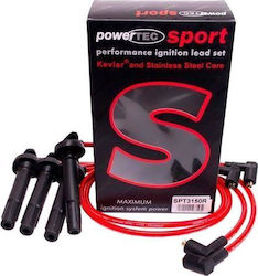 Запалителни кабели Powertec Powertec Subaru Forester Legacy Ej25 Ej253 03-09 Червени