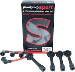 Powertec Zündkabel Powertec Mazda MX-5 Xedos 6 1.6 1.8L 90-98 Blau