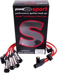 Запалителни кабели Powertec Powertec Seat Arosa Skoda Octavia VW Corrado Polo 84-03 червени