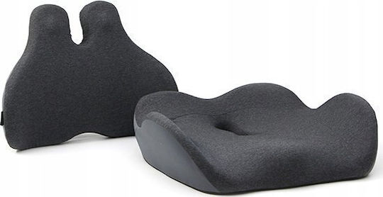 Powerton Seat Cushion with Memory Foam 43x48cm in Gray Color