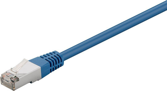 Wentronic F/UTP Cat.5e (Gigabit) Cablu De Rețea Ethernet 10m Albastru