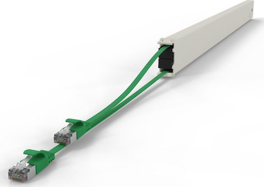 Patchbox U/FTP (STP) Cat.6a (Gigabit) Καλώδιο Δικτύου Ethernet 2.5m Πράσινο