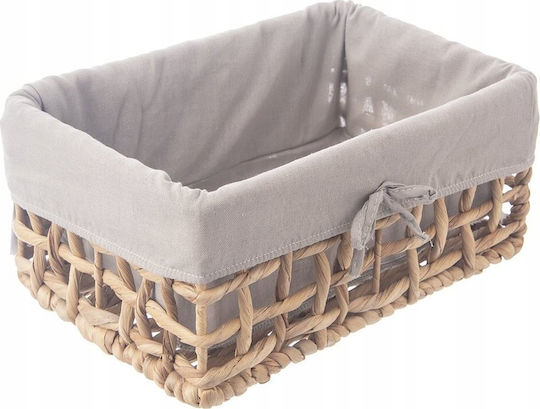 Orion Καλάθι Αποθήκευσης Rattan Γκρι 30.5x20.5x15cm