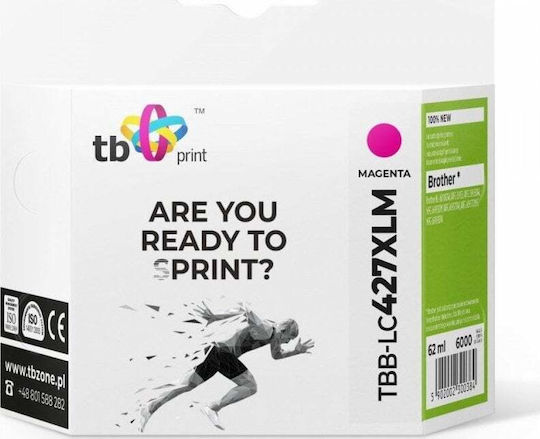 TB Print Συμβατό Μελάνι Εκτυπωτή InkJet Brother LC427XLM Ματζέντα 1τμχ