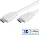 Value HDMI 1.4 High Speed 1080p 120Hz Cable HDMI Male - HDMI Male 20m White