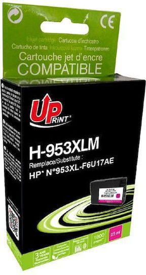 Uprint Συμβατό Μελάνι Εκτυπωτή InkJet HP F6U17AE, HP 953XL Ματζέντα 1τμχ