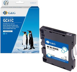 G&G NP-RI-0041C Συμβατό Μελάνι Ricoh Κυανό