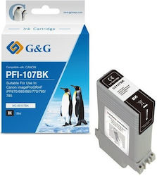 G&G NC-00107BK Συμβατό Μελάνι Canon PFI107BK Μαύρο