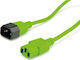 Value Roline Power Cord C14 C13 IEC 320 Green 0.8 M