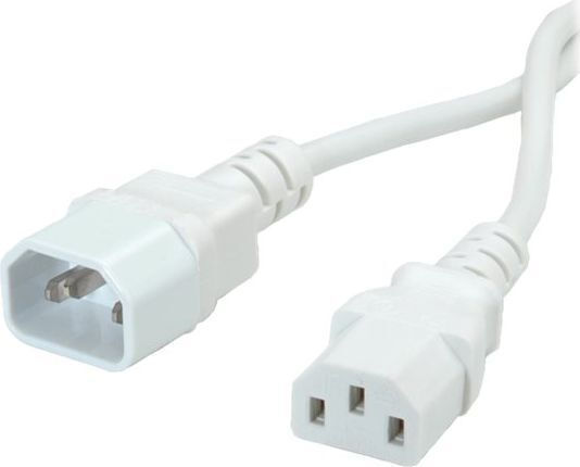 Καλώδιο Τροφοδοσίας Value Monitor Powcable Iec 1.8m Λευκό 19.99.1516-50