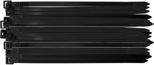Neo Δεματικά Καλωδίων Πλαστικά 200mmx7.6mm σε Μαύρο χρώμα (50τμχ)
