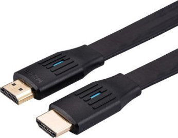 Value Cable HDMI male - HDMI male 1m Μαύρο