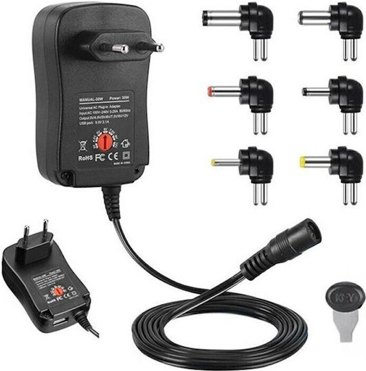 Aptel 30W Laptop Charger Multiple Ports 1.2A 12V Plp52a