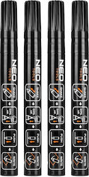 NEO Dauerhafte Marker Schwarz Set 4Stücke