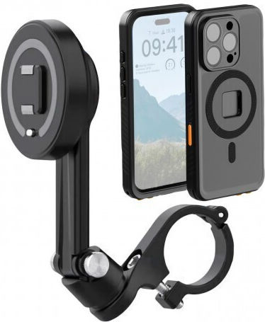 Thd Hülle mit Basis für Apple iPhone 16 Pro in Motorradhalterung