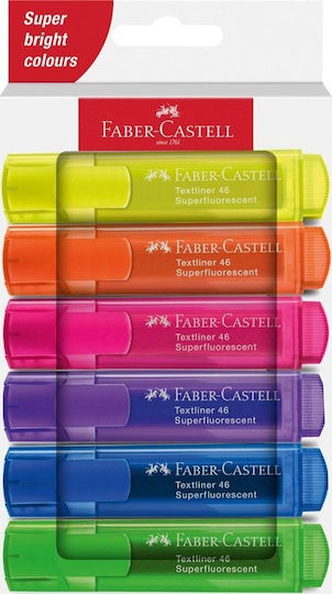 Teka Neon Marker 6 Colors Faber Castell