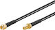 Microconnect Rp-sma 1m Μαύρο 51675