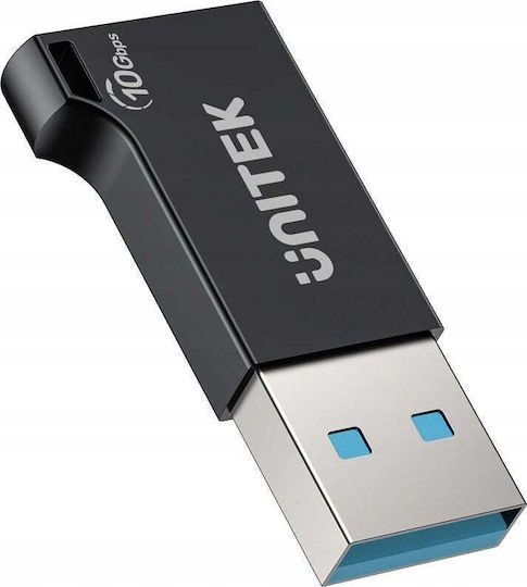 Προσαρμογέας Unitek Usb-a Usb-c 10gbps Μαύρο A1049abk01